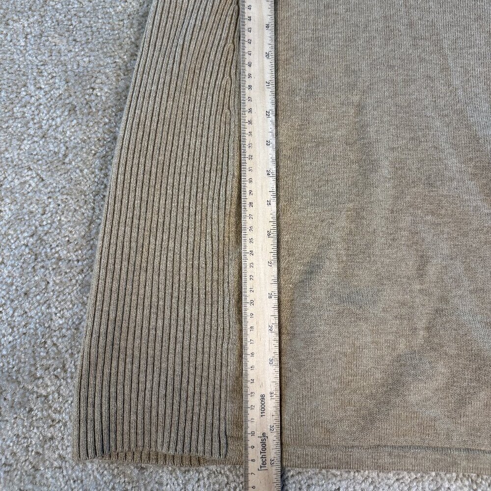 Athleta Women Merino Wool Neck V Neck Long Sleeve Sweater Dress Sz M Petite F418 - Picture 8 of 9